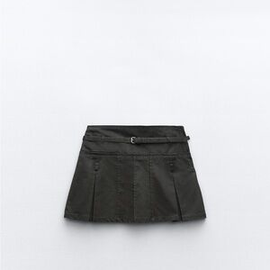 Classic Black waxed Mini Skirt
